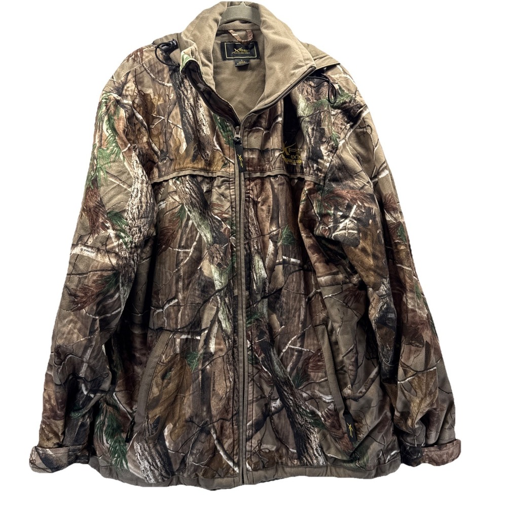 XPS Extreme Performance Series Jacket Men's Large Camouflage Hooded Hunting Zip‎